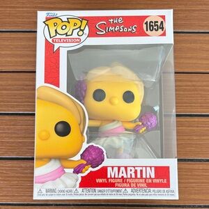 The Simpsons Martin Funko Pop #1654 • New in Box